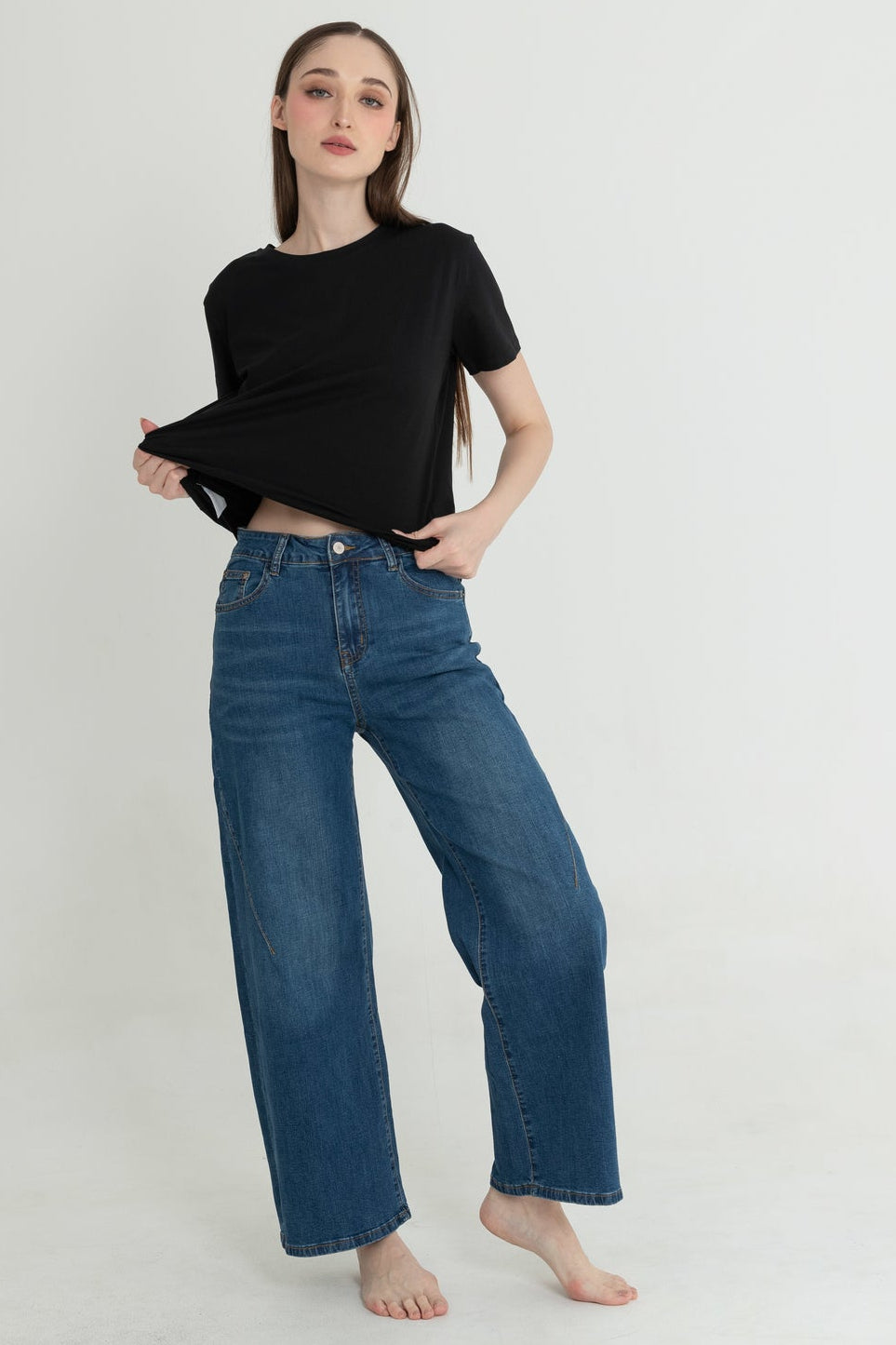 Wide Leg Light Jeans c199