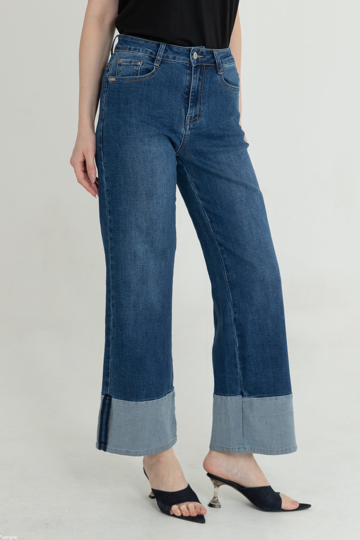 Wide Leg Light Jeans c200