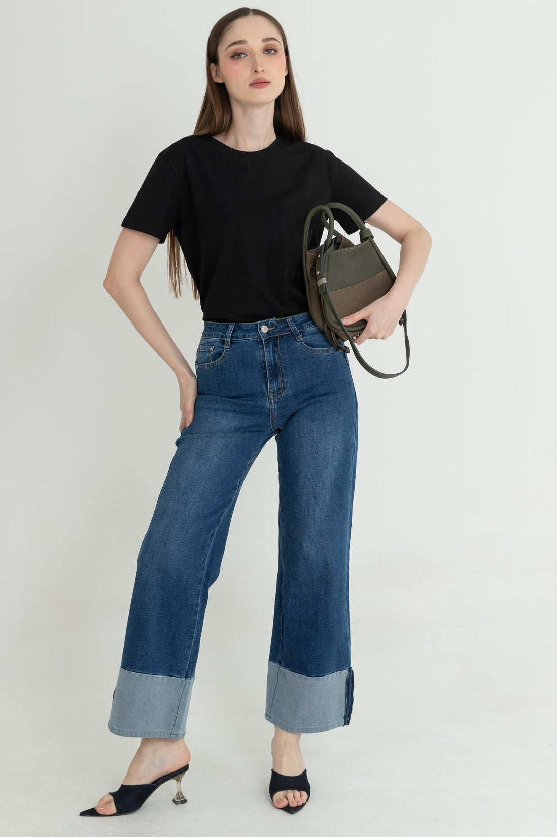 Wide Leg Light Jeans c200