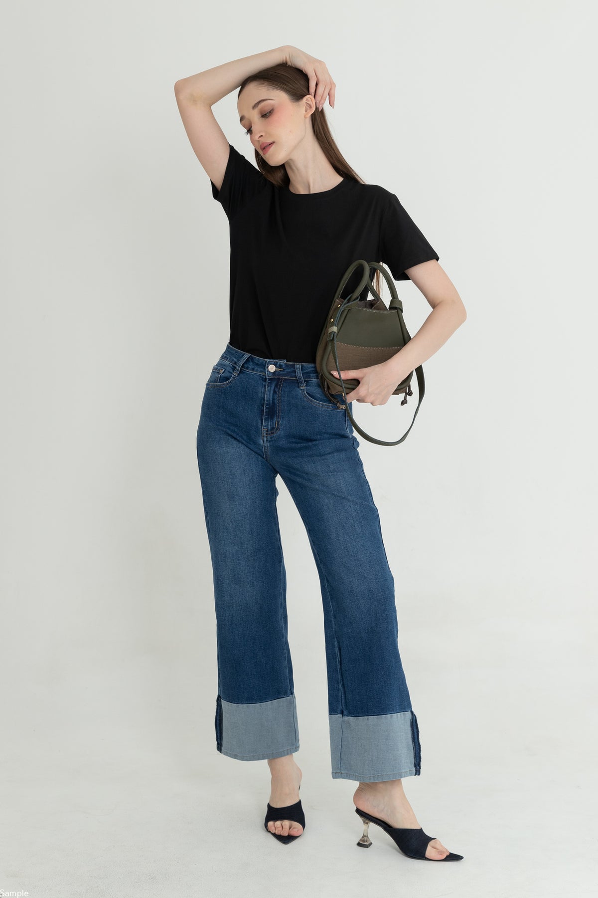 Wide Leg Light Jeans c200