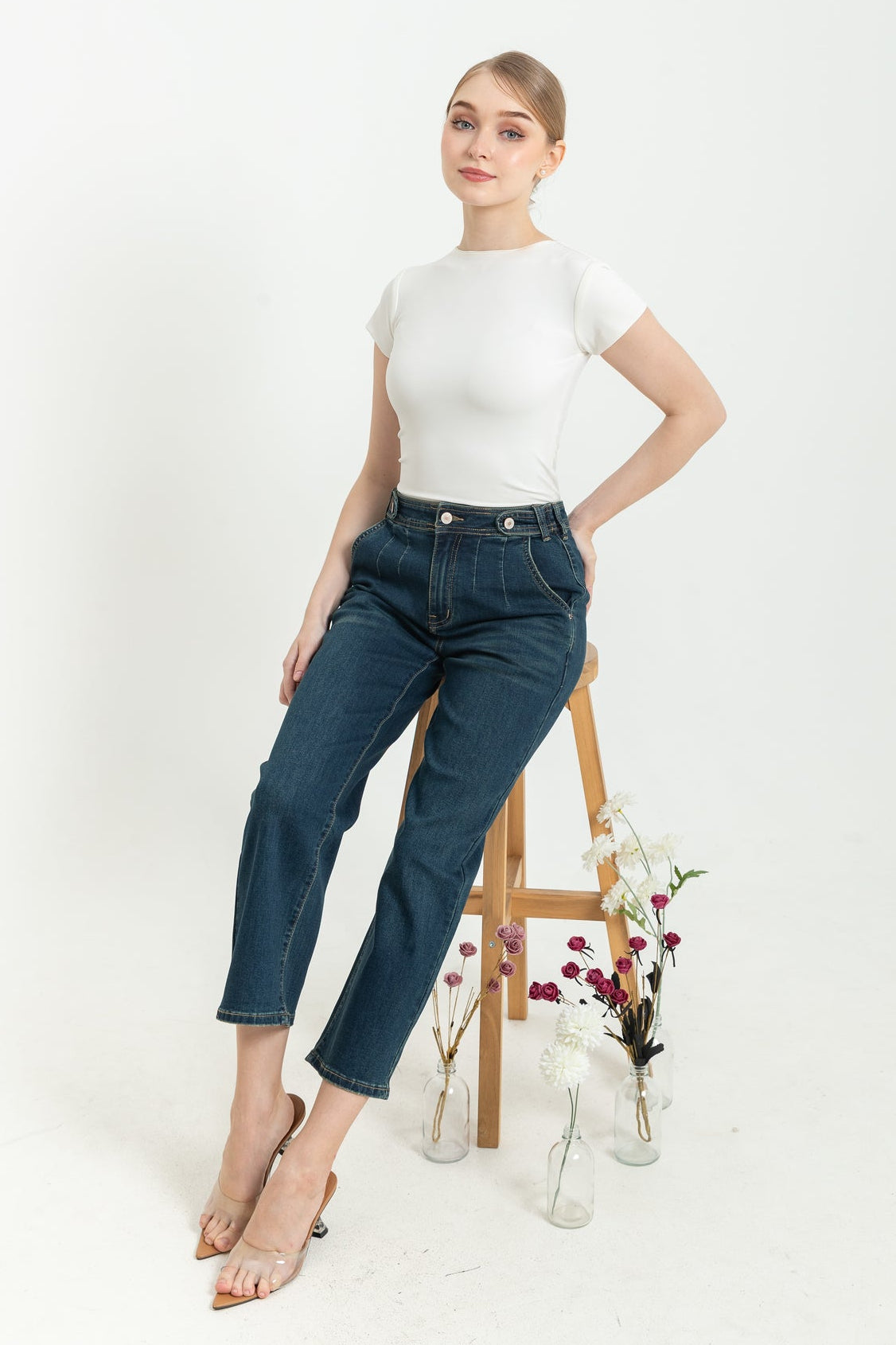Cropped Jeans s358