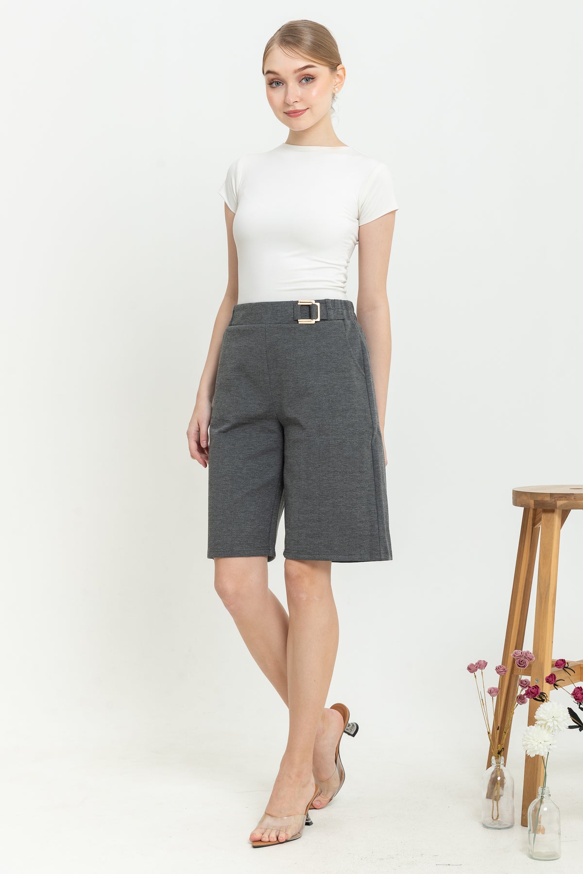 Combed Cotton Shorts Pants c305