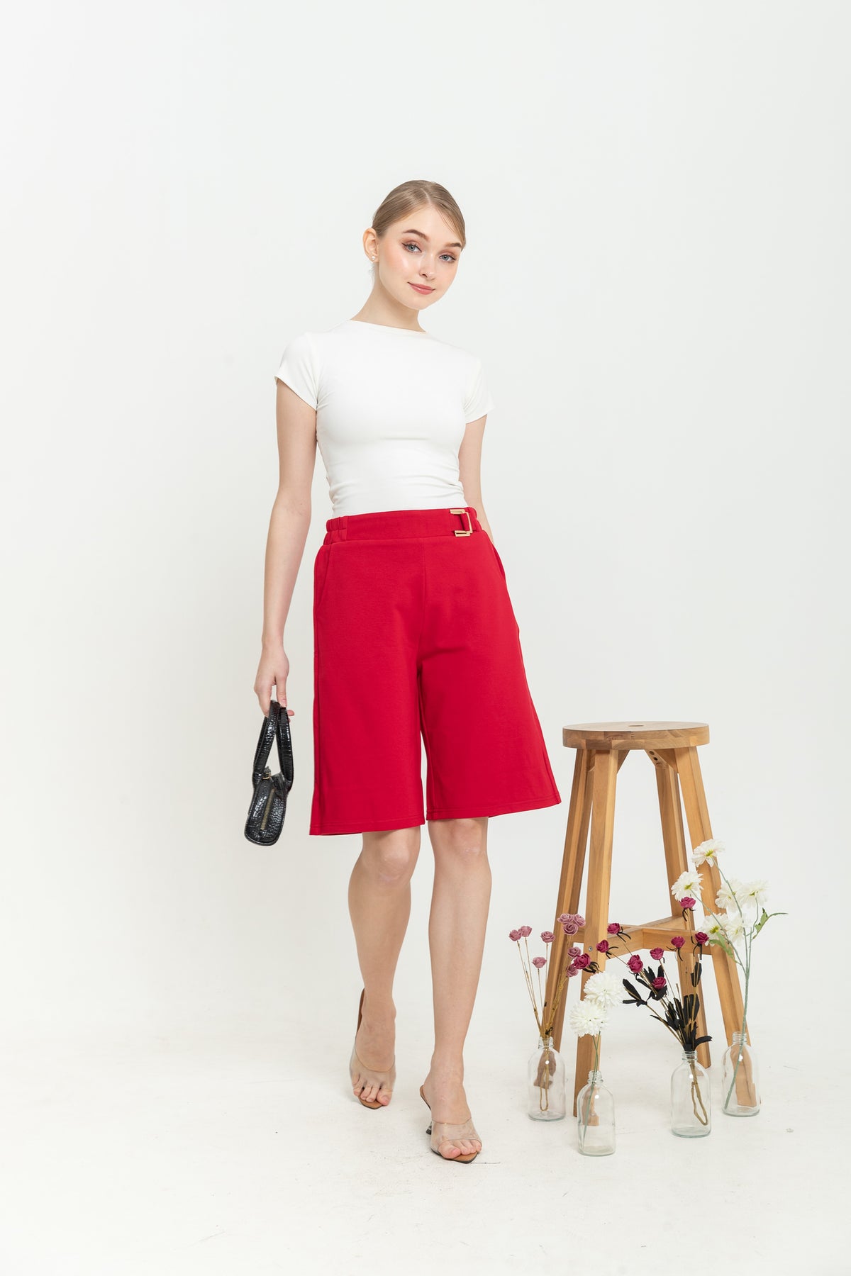 Combed Cotton Shorts Pants c305