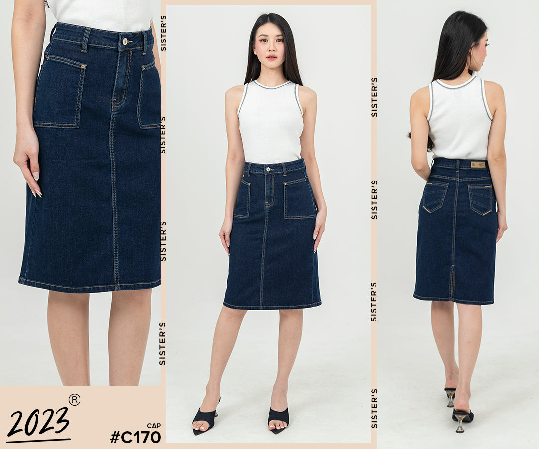 Skirt Dark Blue Jeans c170