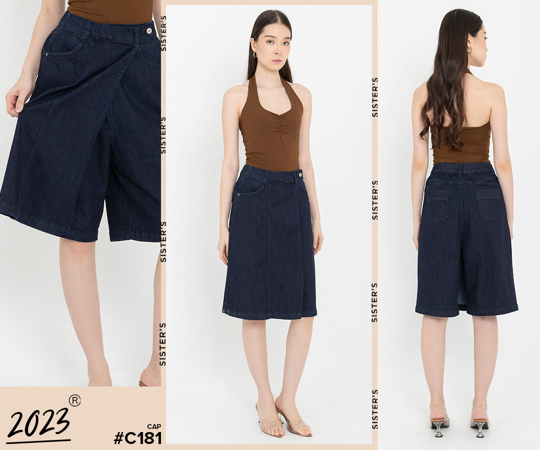 Skirt Dark Blue Jeans c181
