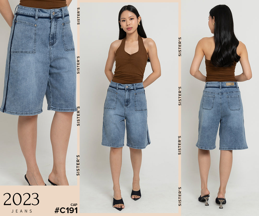 Jorts Light Blue Jeans c191