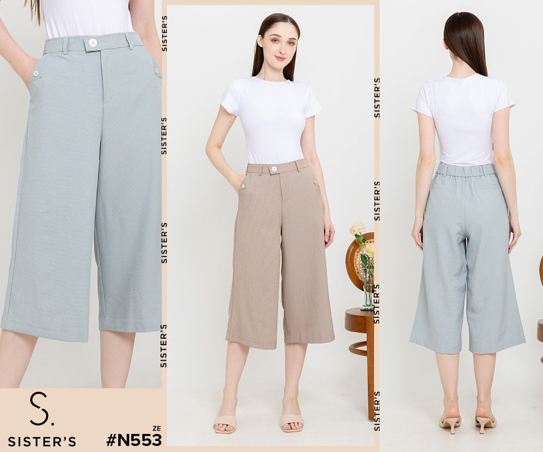 Cotton Culottes Pants n553