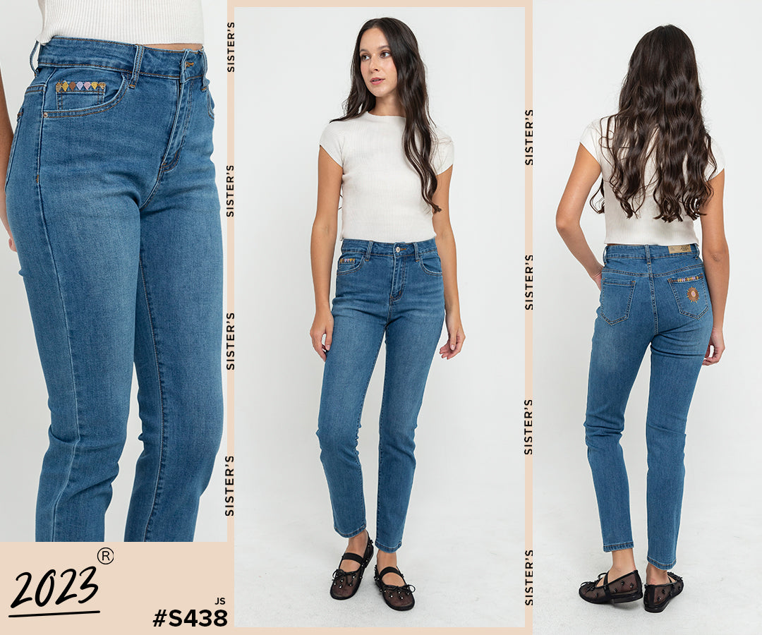 Slim Light Blue Jeans s438