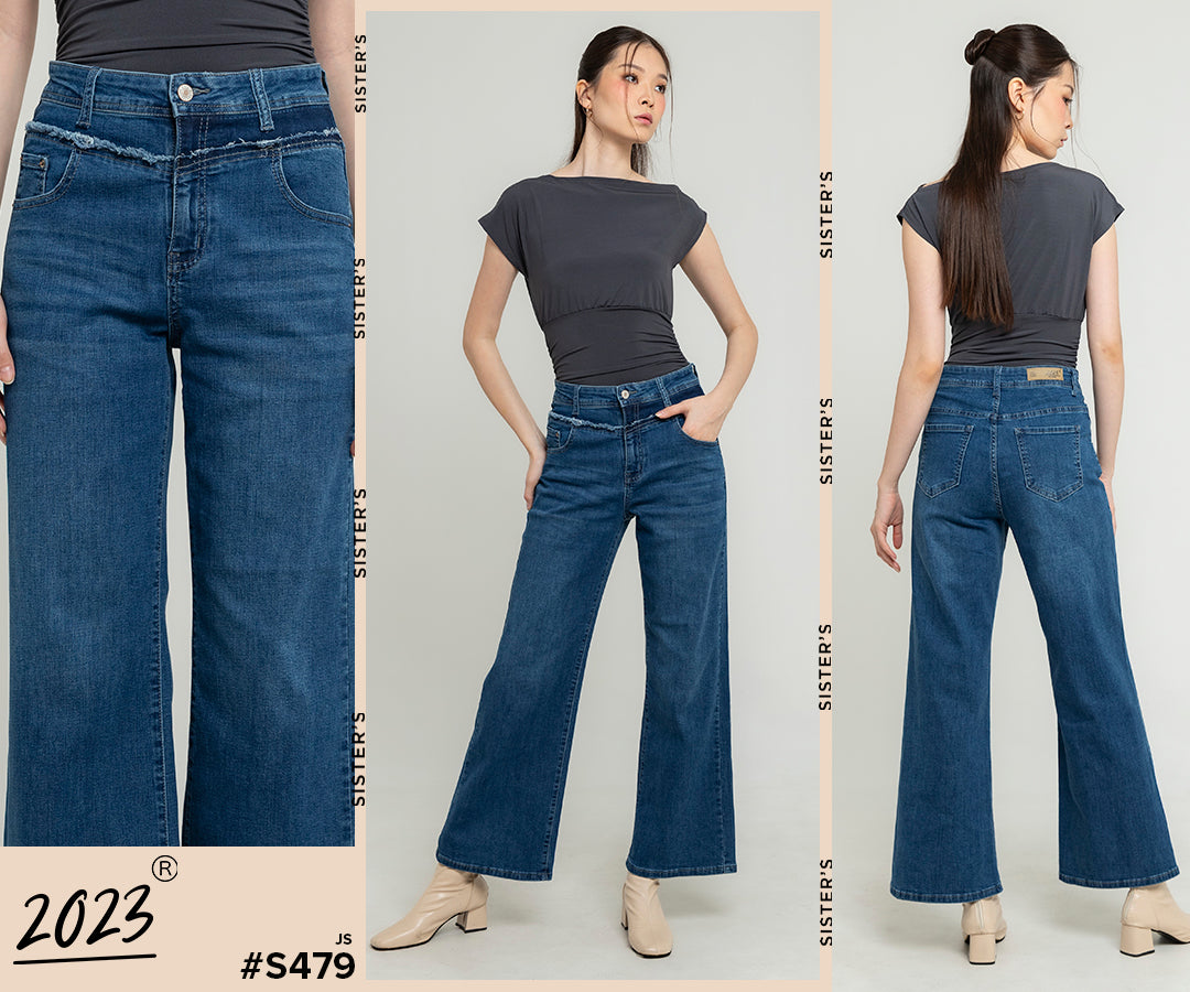 Wide Leg Jeans s479