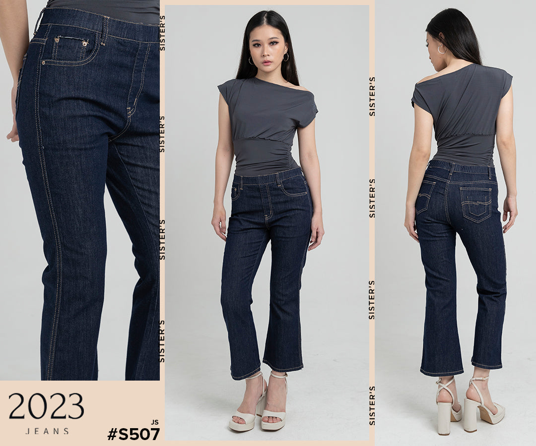 Flare Dark Blue Jeans s507