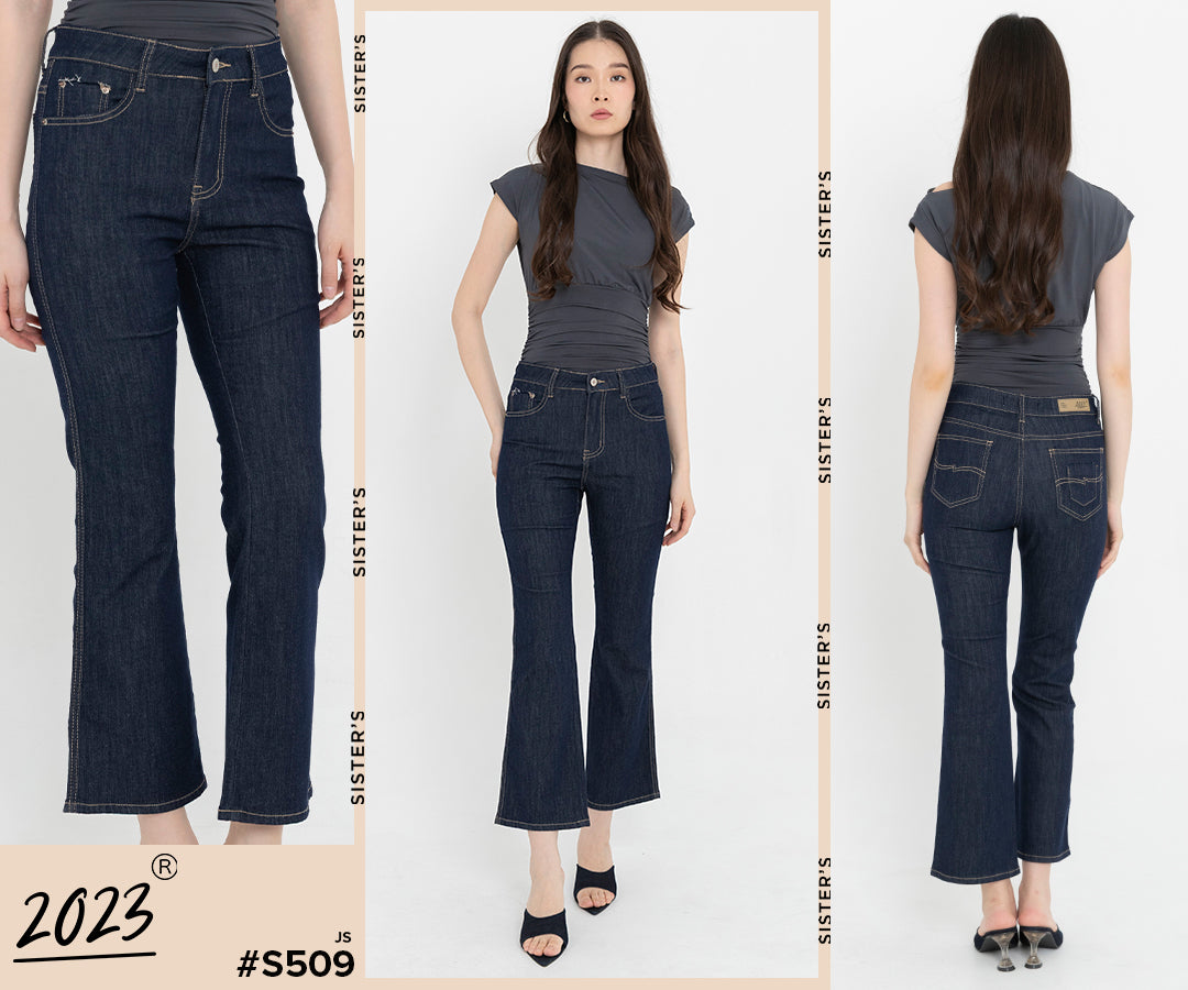 Flare Dark Blue Jeans s509